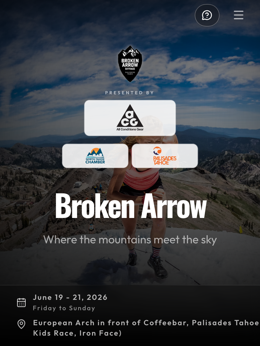 Broken Arrow Skyrace public website